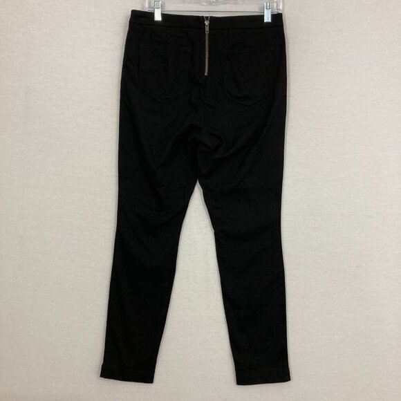 New J. Crew Black Dannie Stretch Zip Back Slim Pants size 8 - Picture 8 of 9
